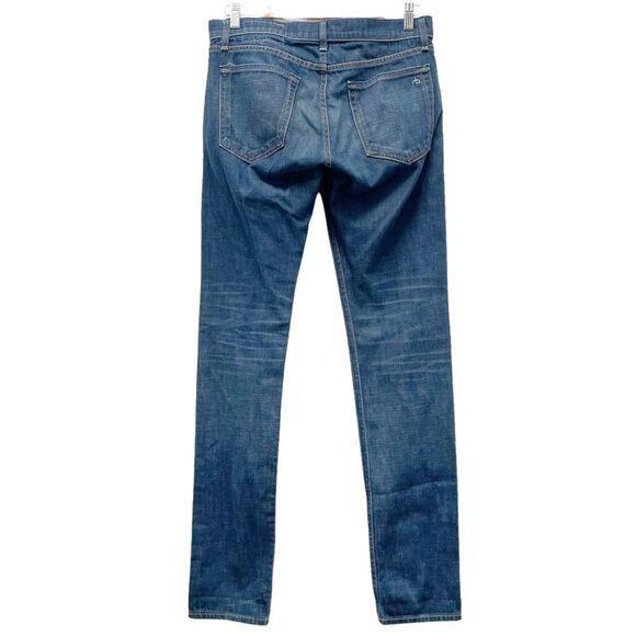 Rag & Bone Jeans Fit 2 Slim Leg in Owen Wash Non-Stretch Denim Mens Size 30x34 - Picture 3 of 13